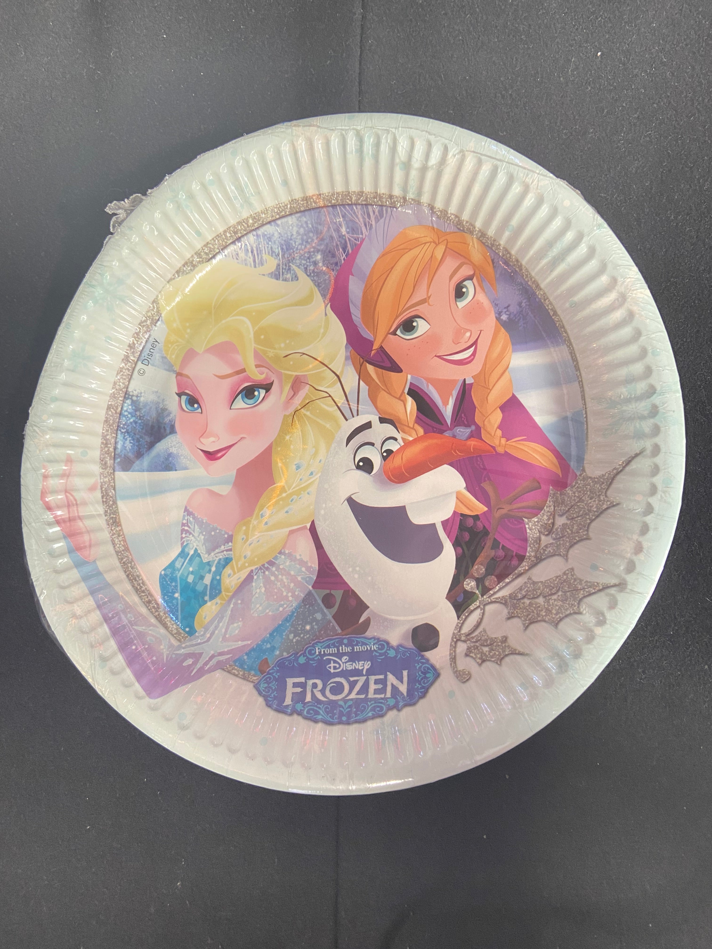 8 assiettes Reine des Neiges 19.5cm/23cm
