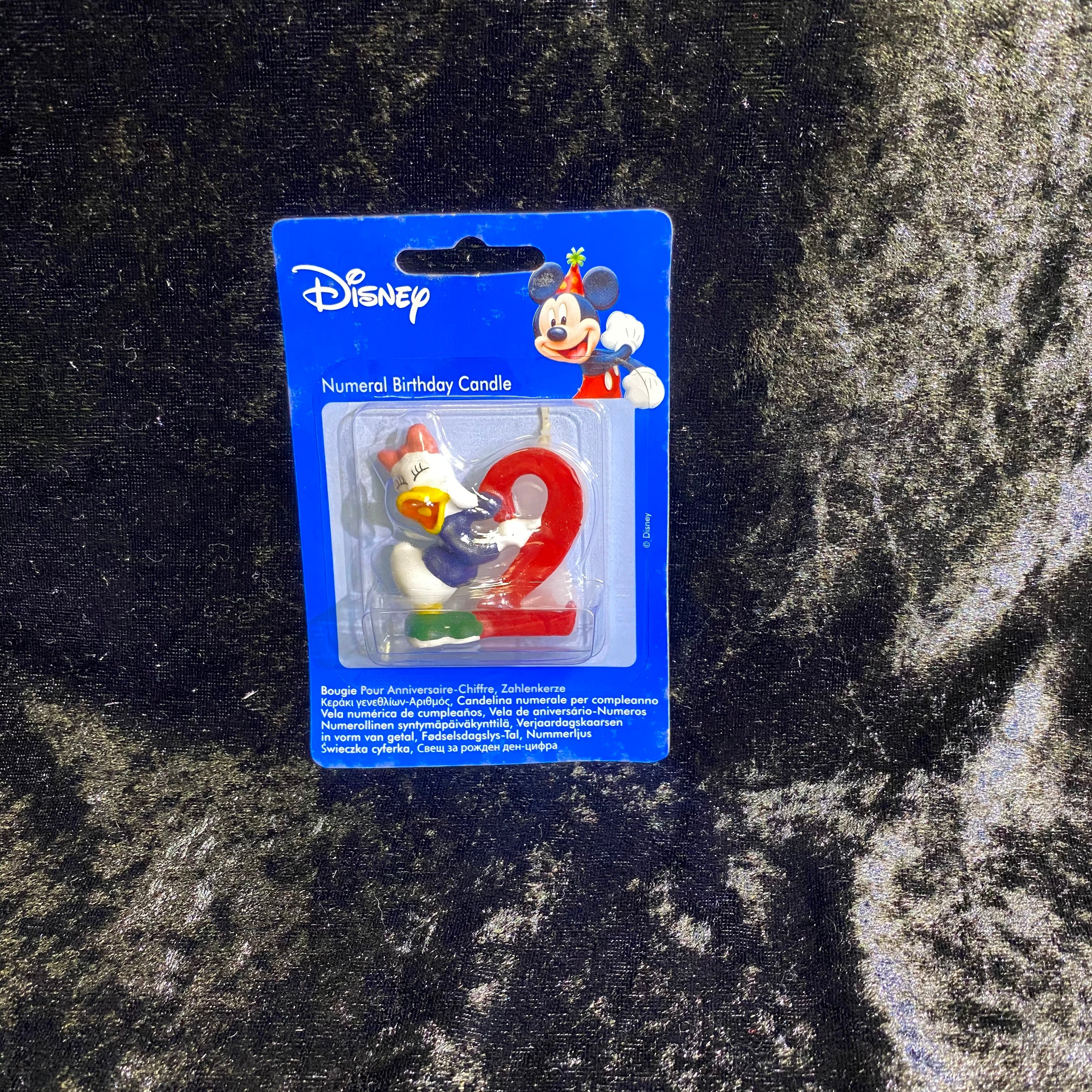 Bougie mickey chiffre n° 2