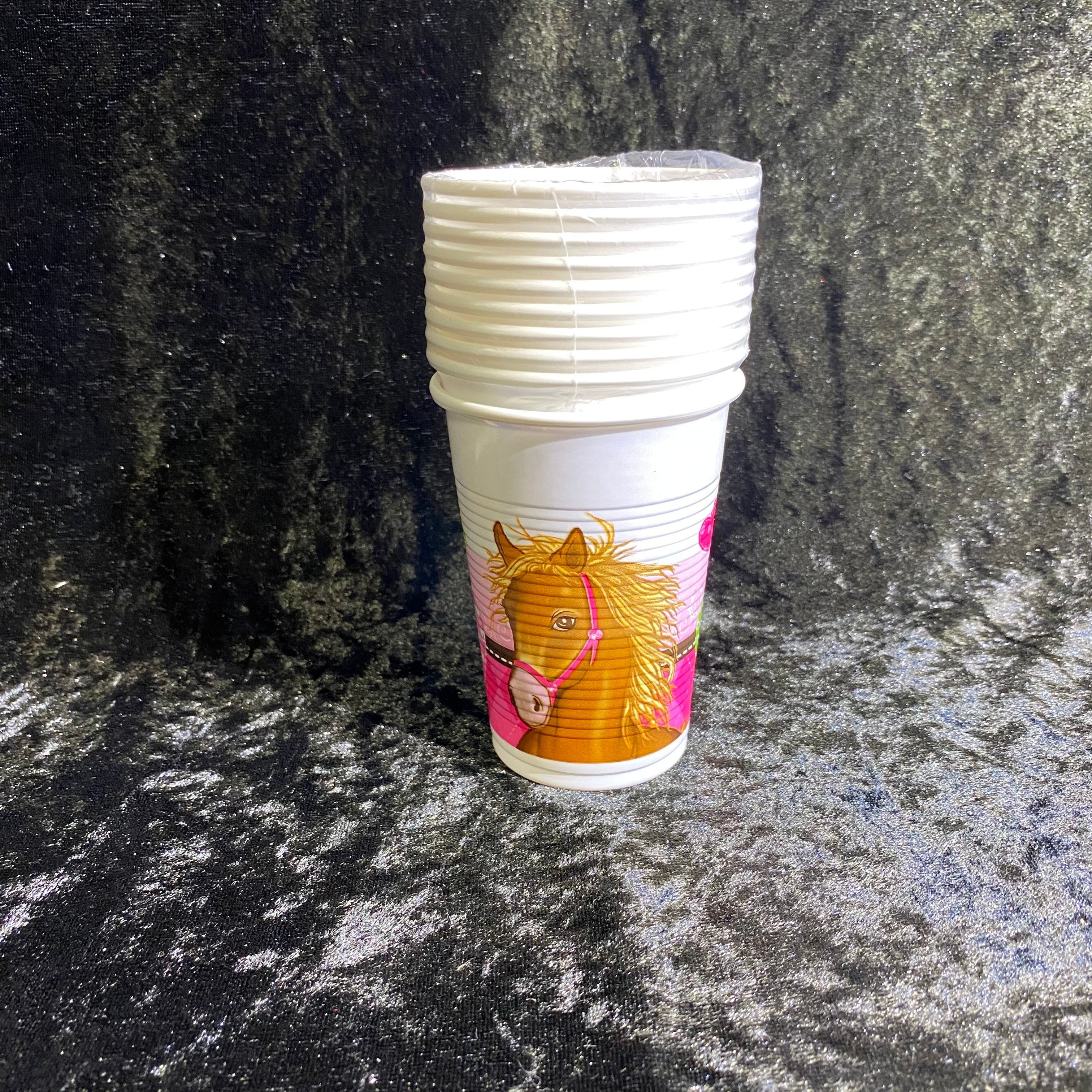 8 gobelets 20cl Poney