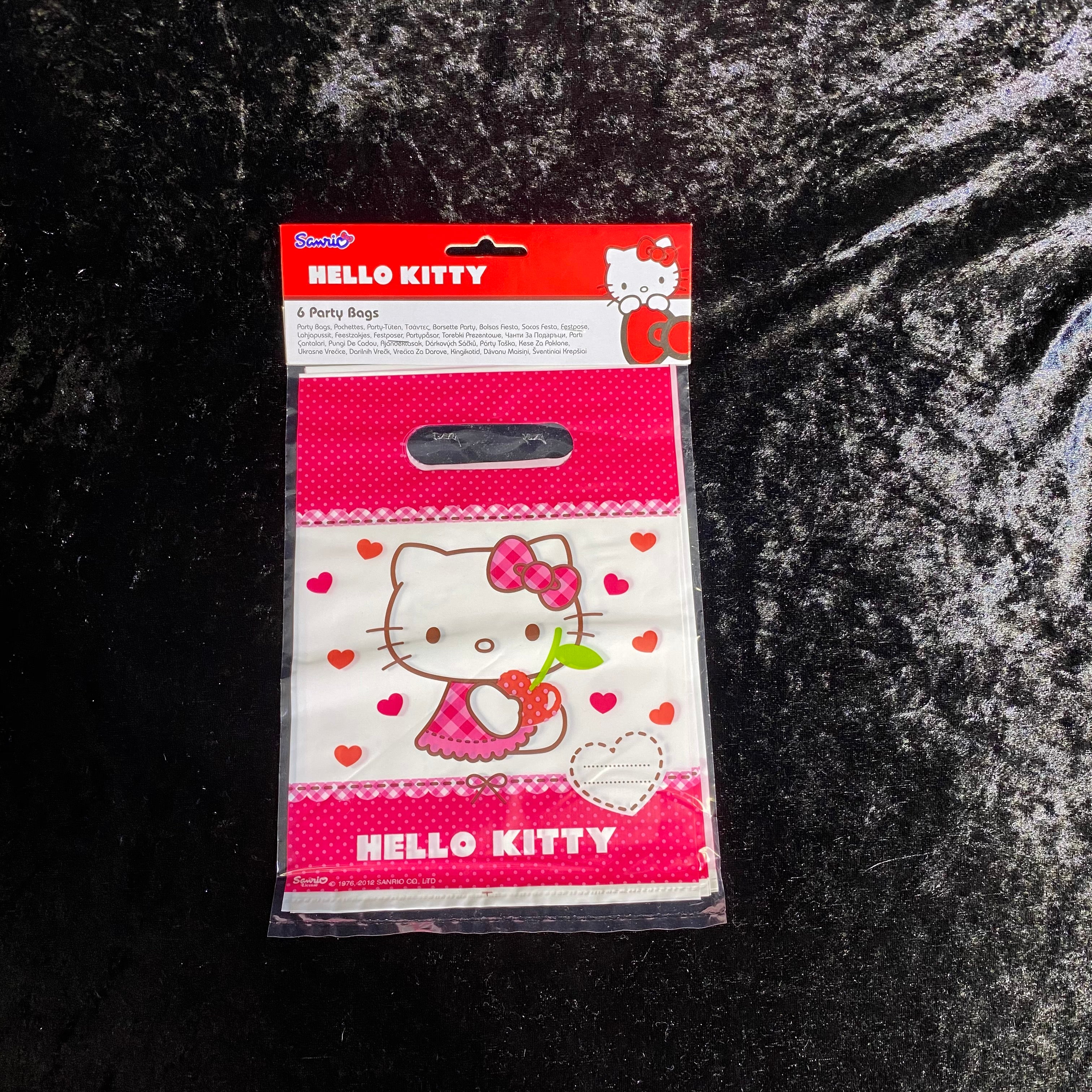 Lot de 6 sachets cadeaux pour anniversaire