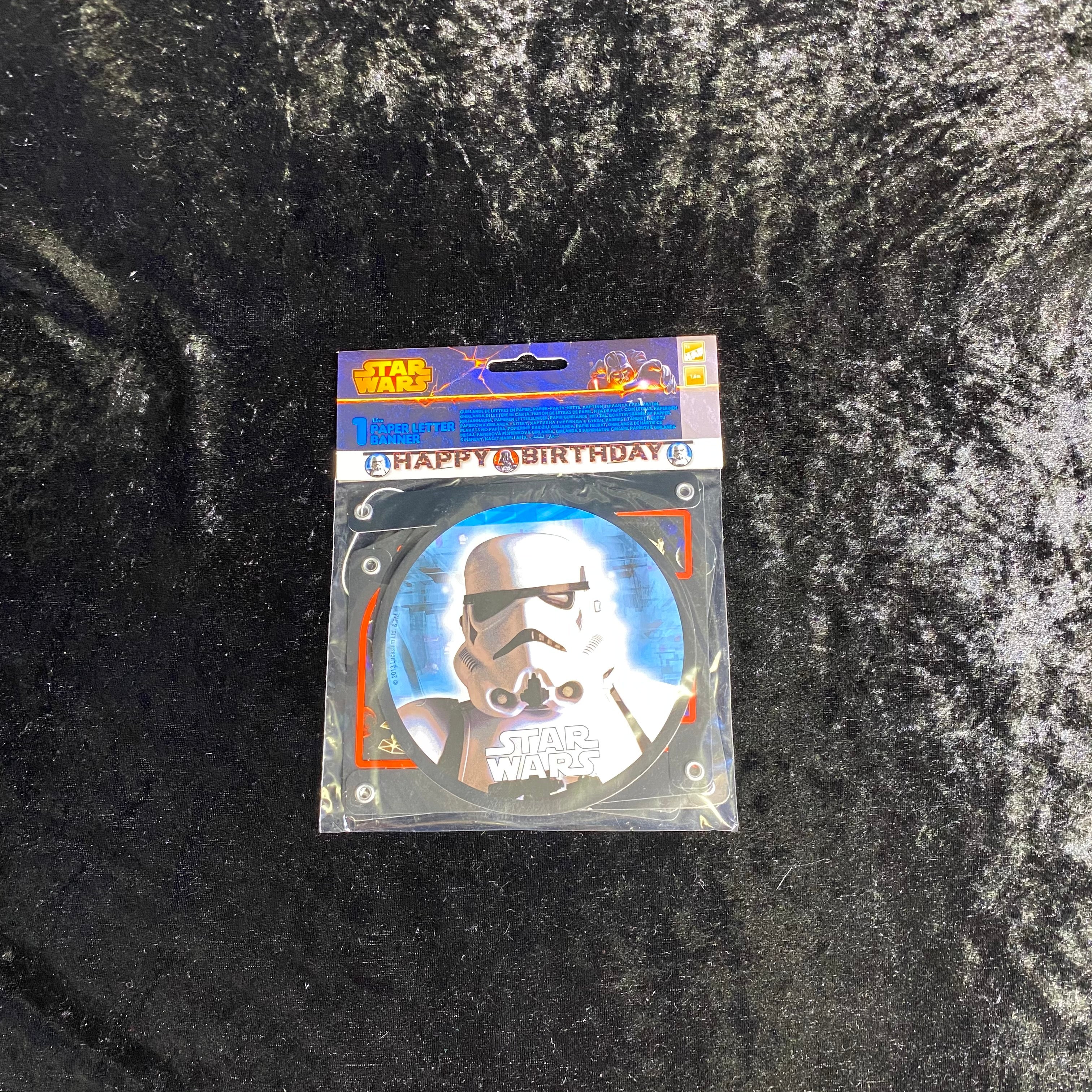 Guirlande happy birthday star wars