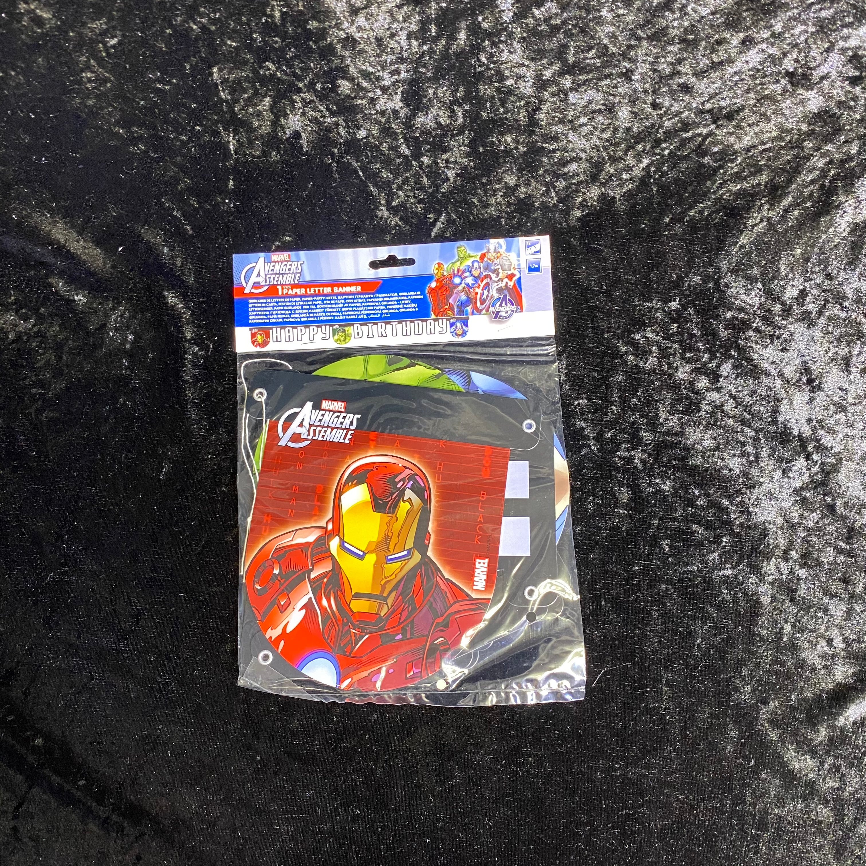 Guirlande happy birthday Avengers Assemble