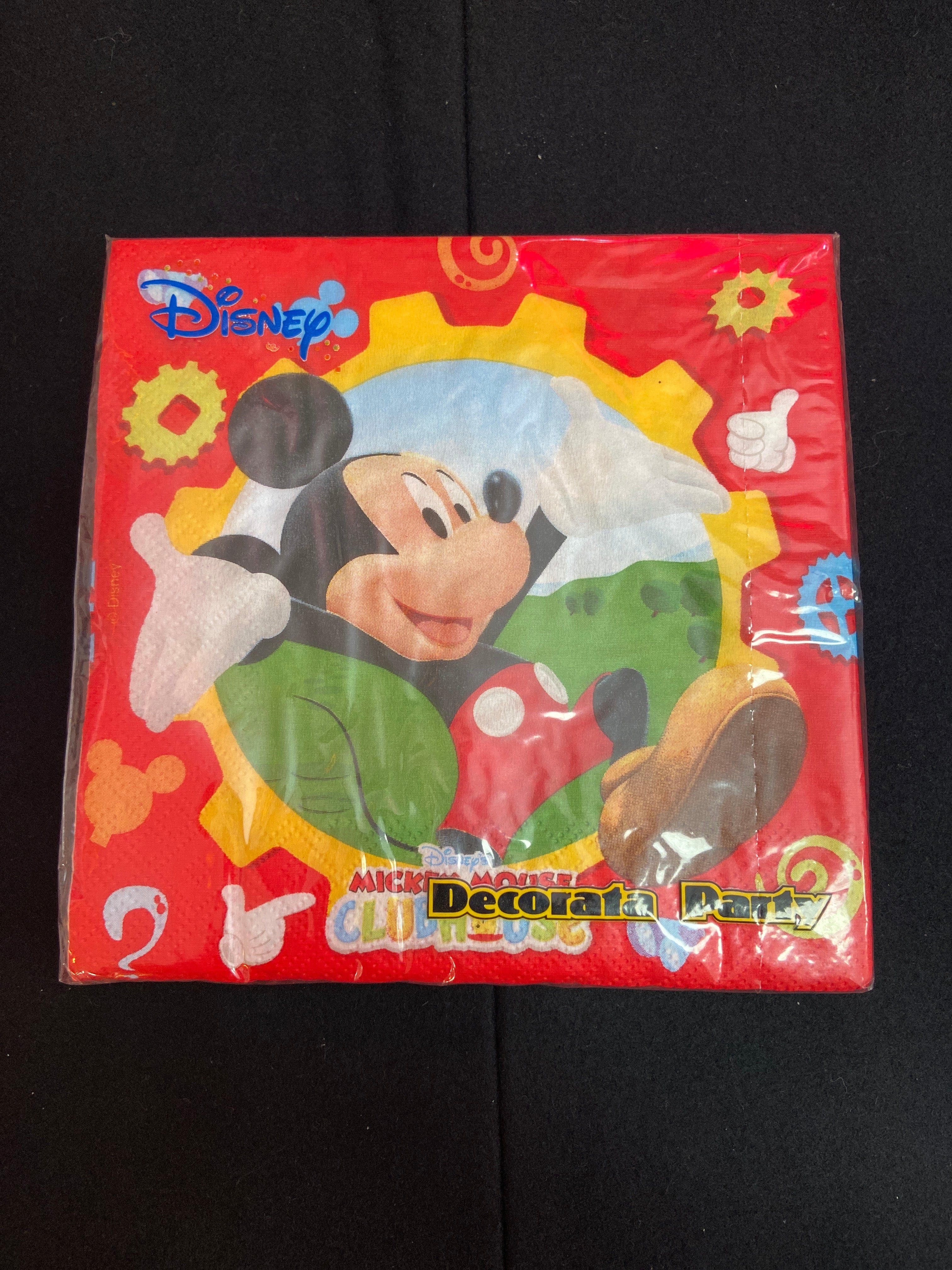 20 serviettes 2 plis 33x33cm mickey playful
