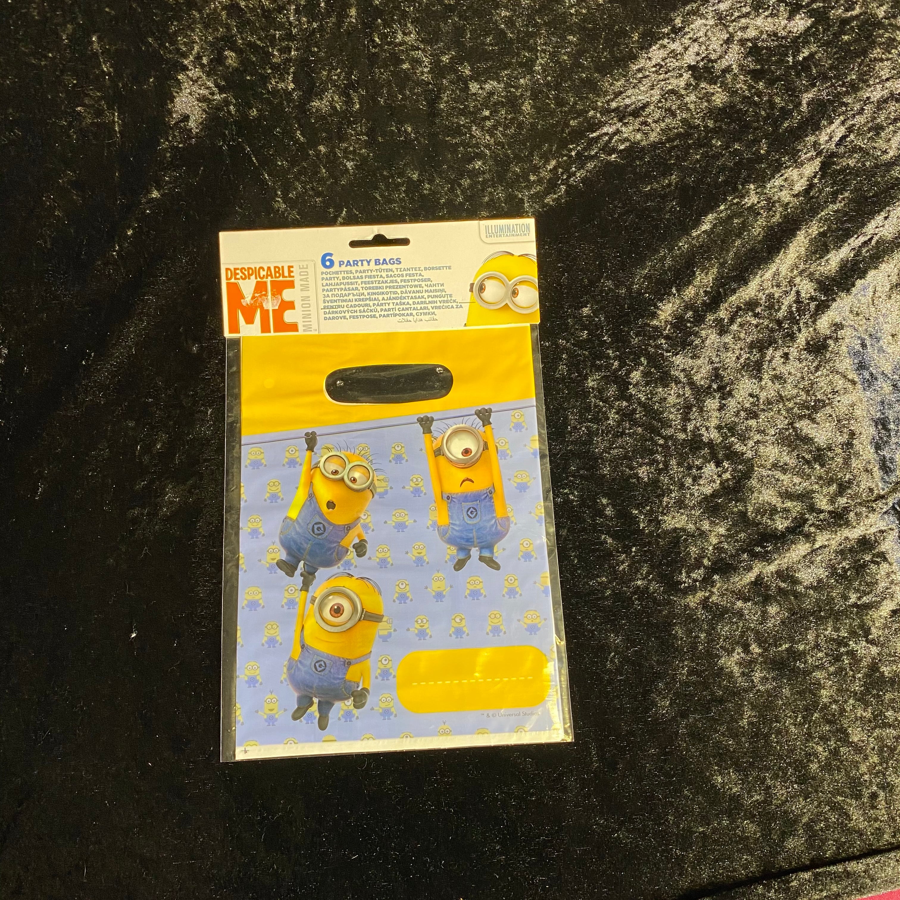 Lot de 6 sachets cadeaux pour anniversaire
