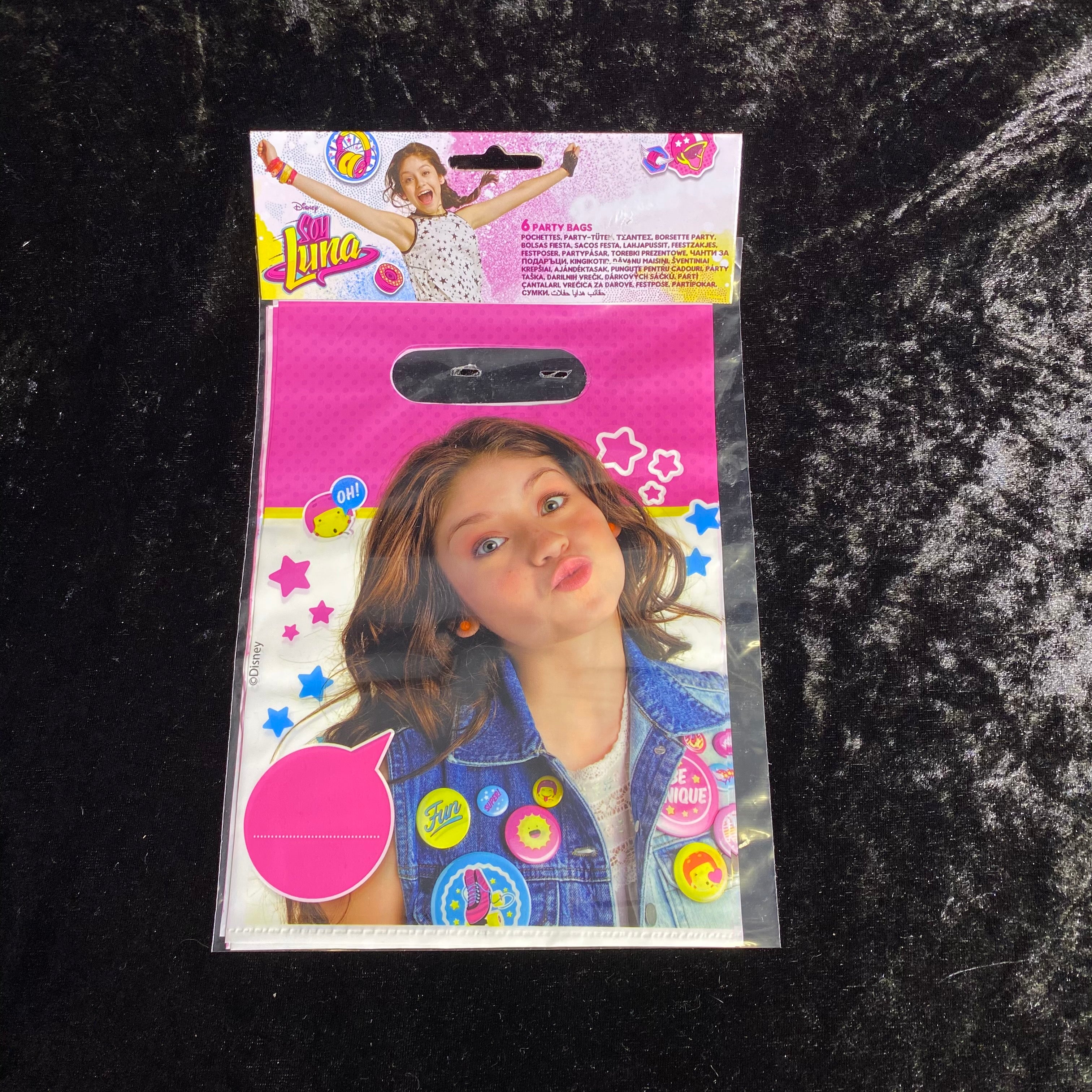 Lot de 6 sachets cadeaux pour anniversaire