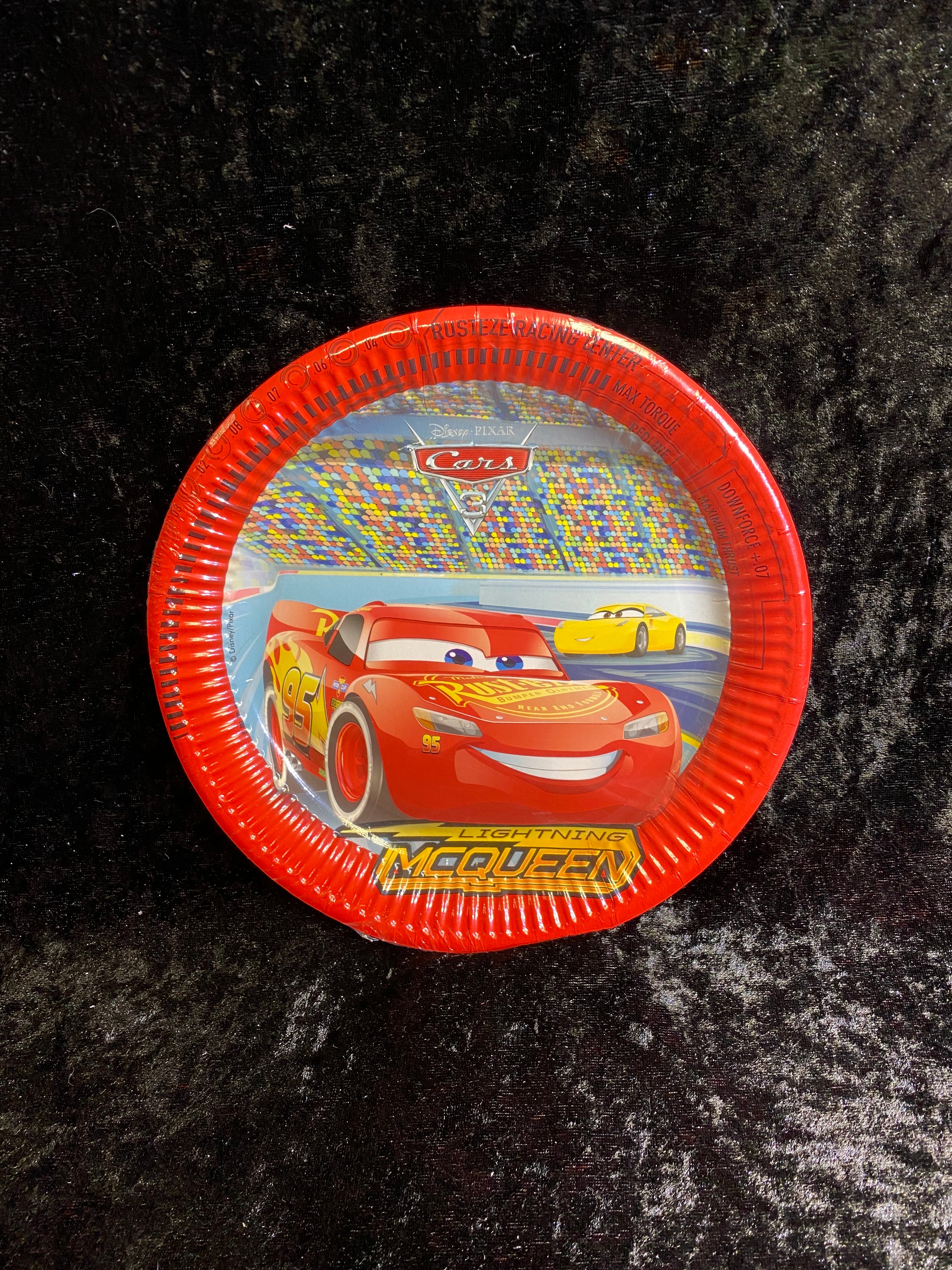 8 assiettes carton cars 3