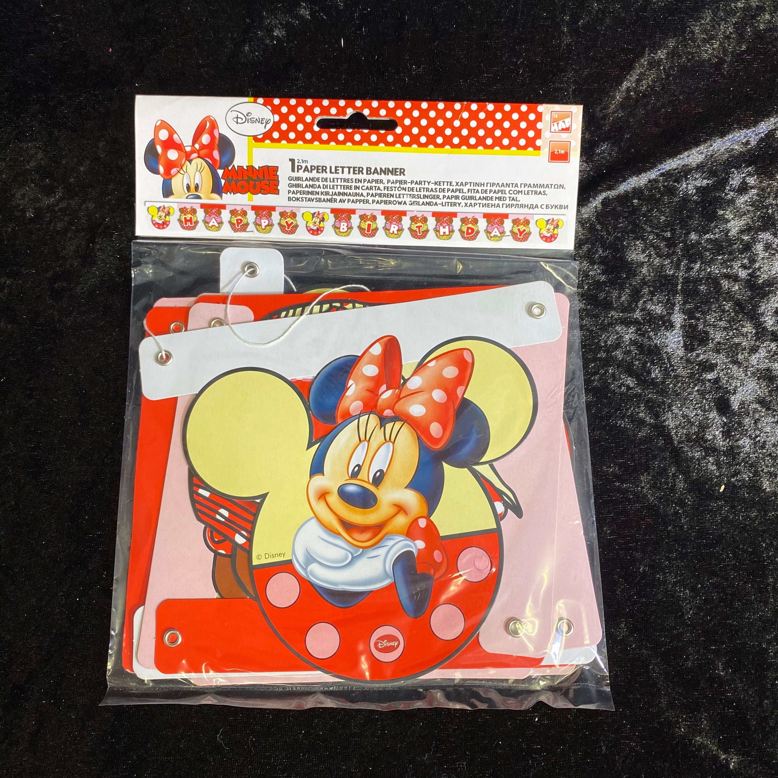 Guirlande happy birthday Minnie