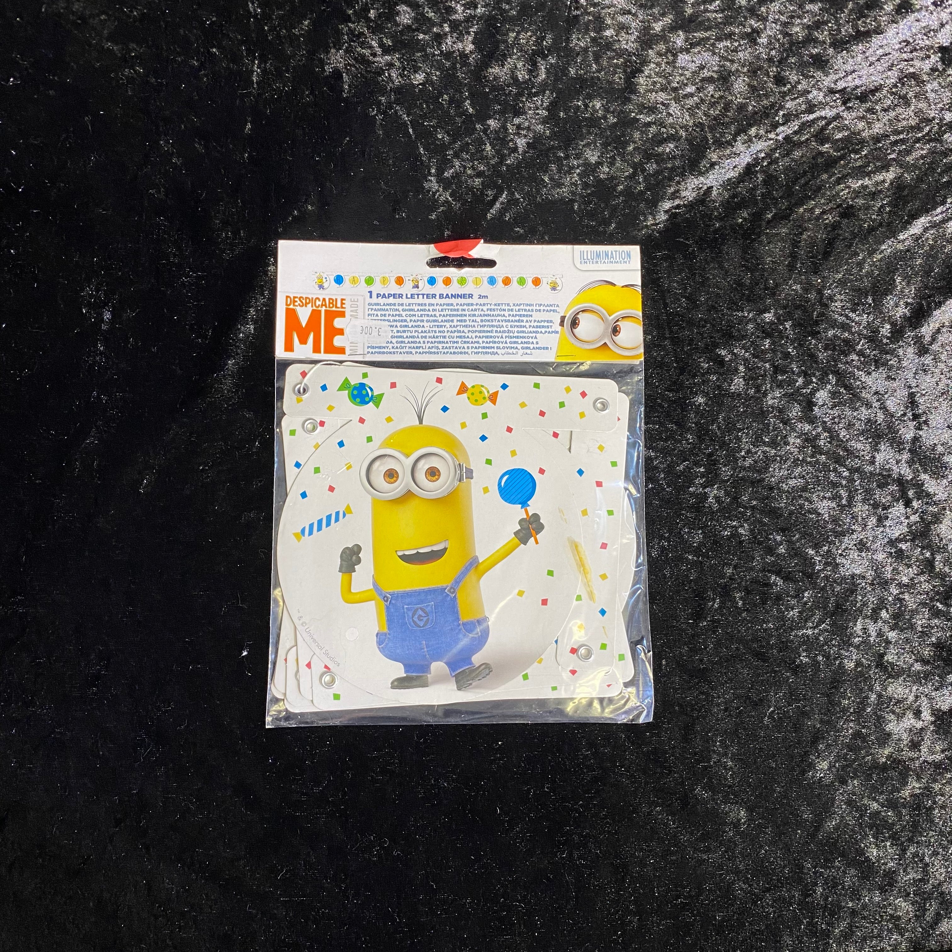 Guirlande happy birthday minions balloons party