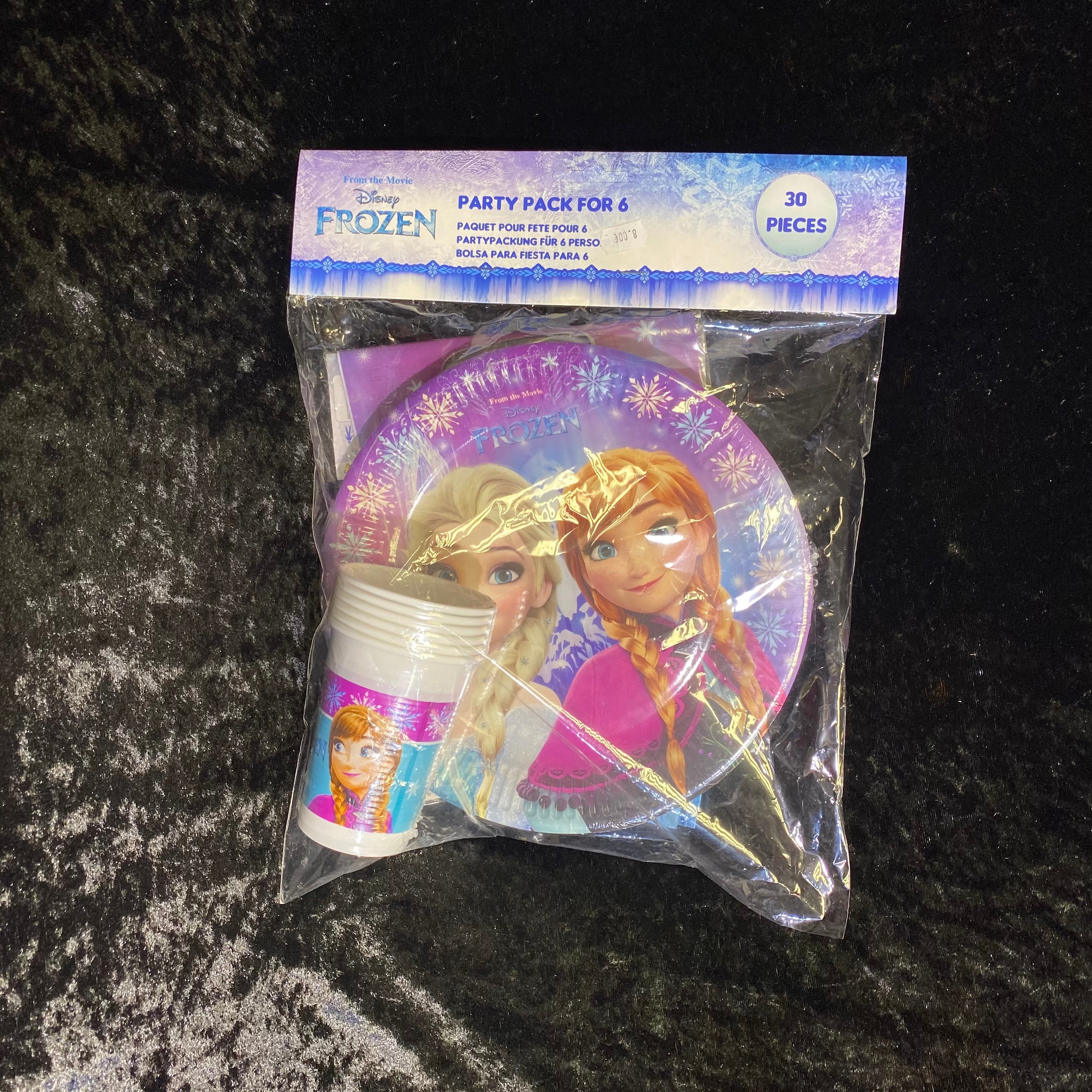 Kit anniversaire 6 personnes Reine des Neiges