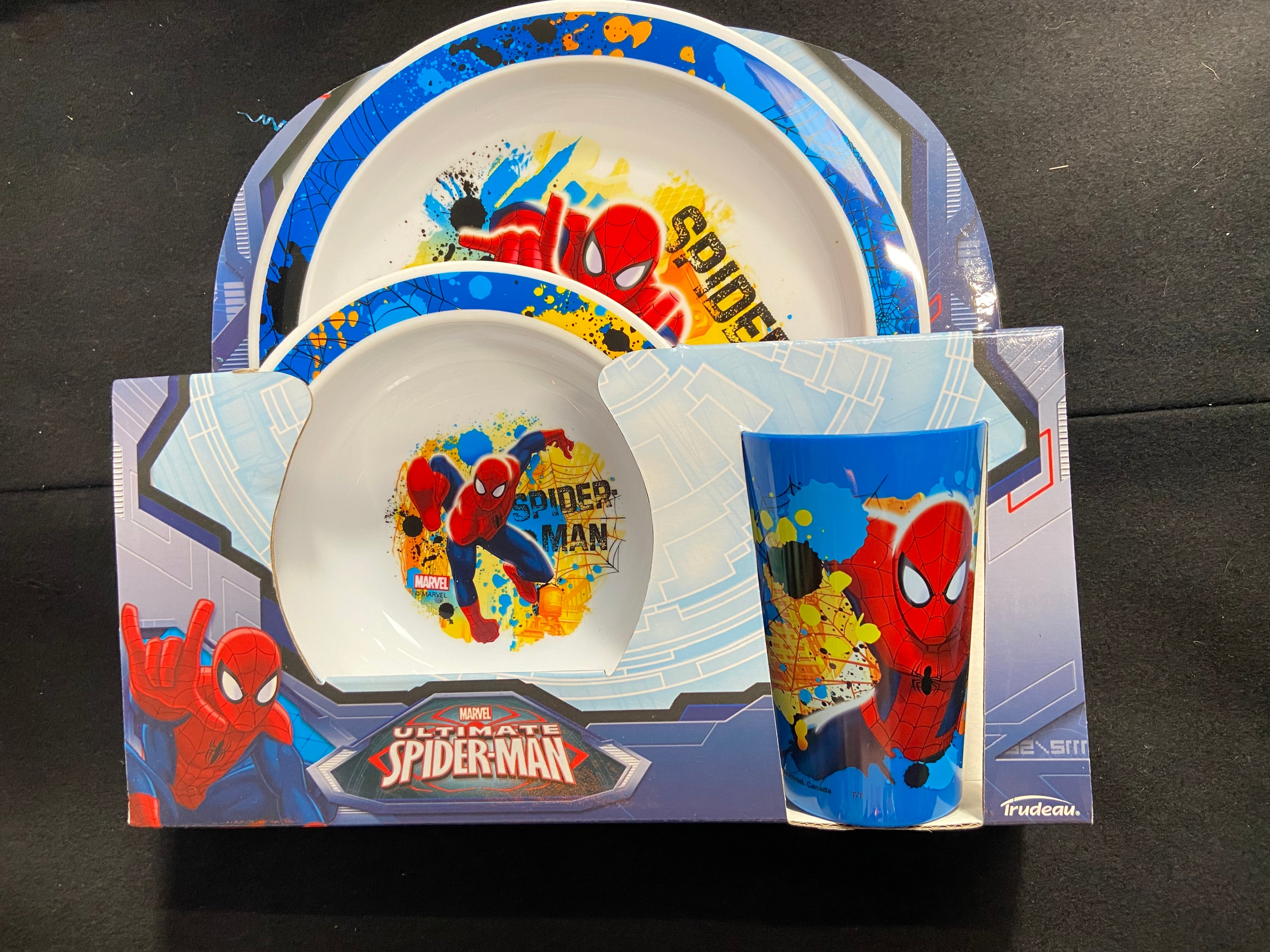 Set 3pièces assiette plate, bol, gobelet Disney/Avengers