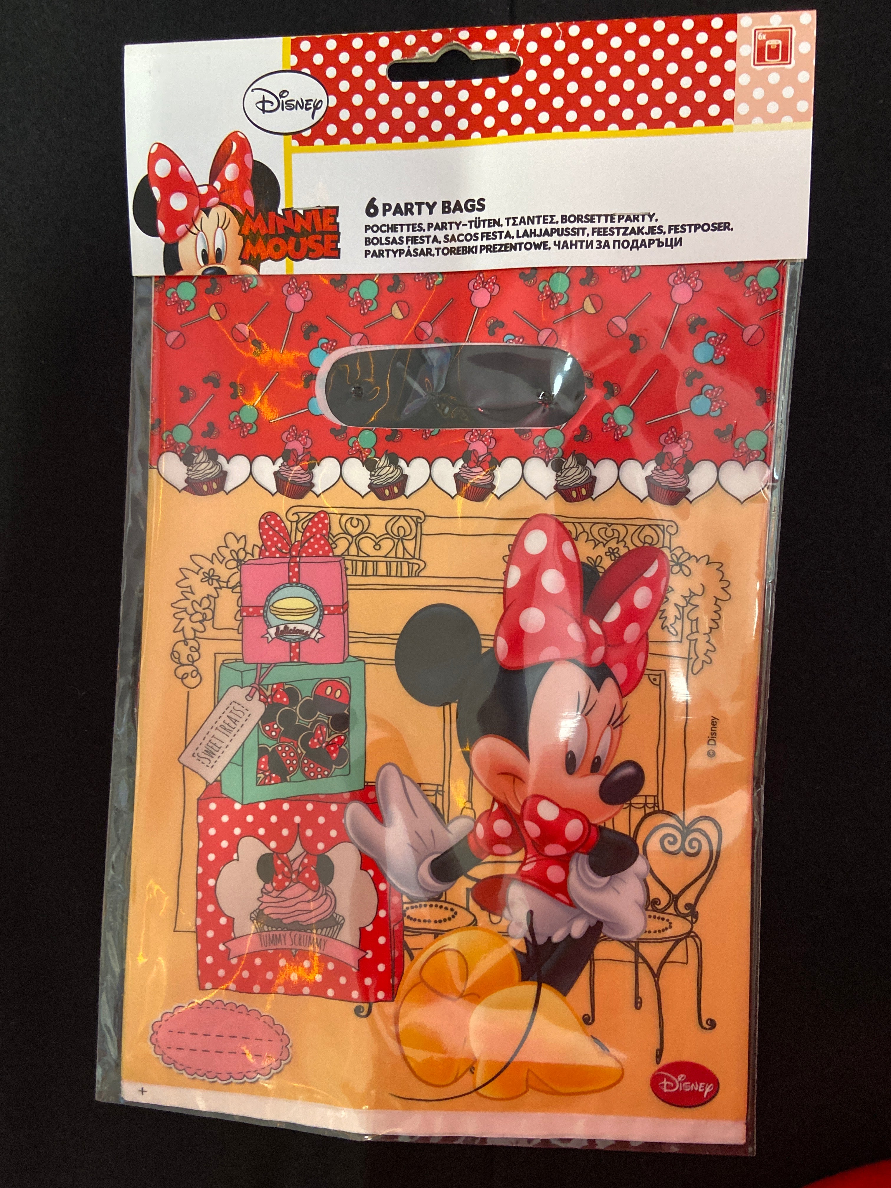 Lot de 6 sachets cadeaux pour anniversaire