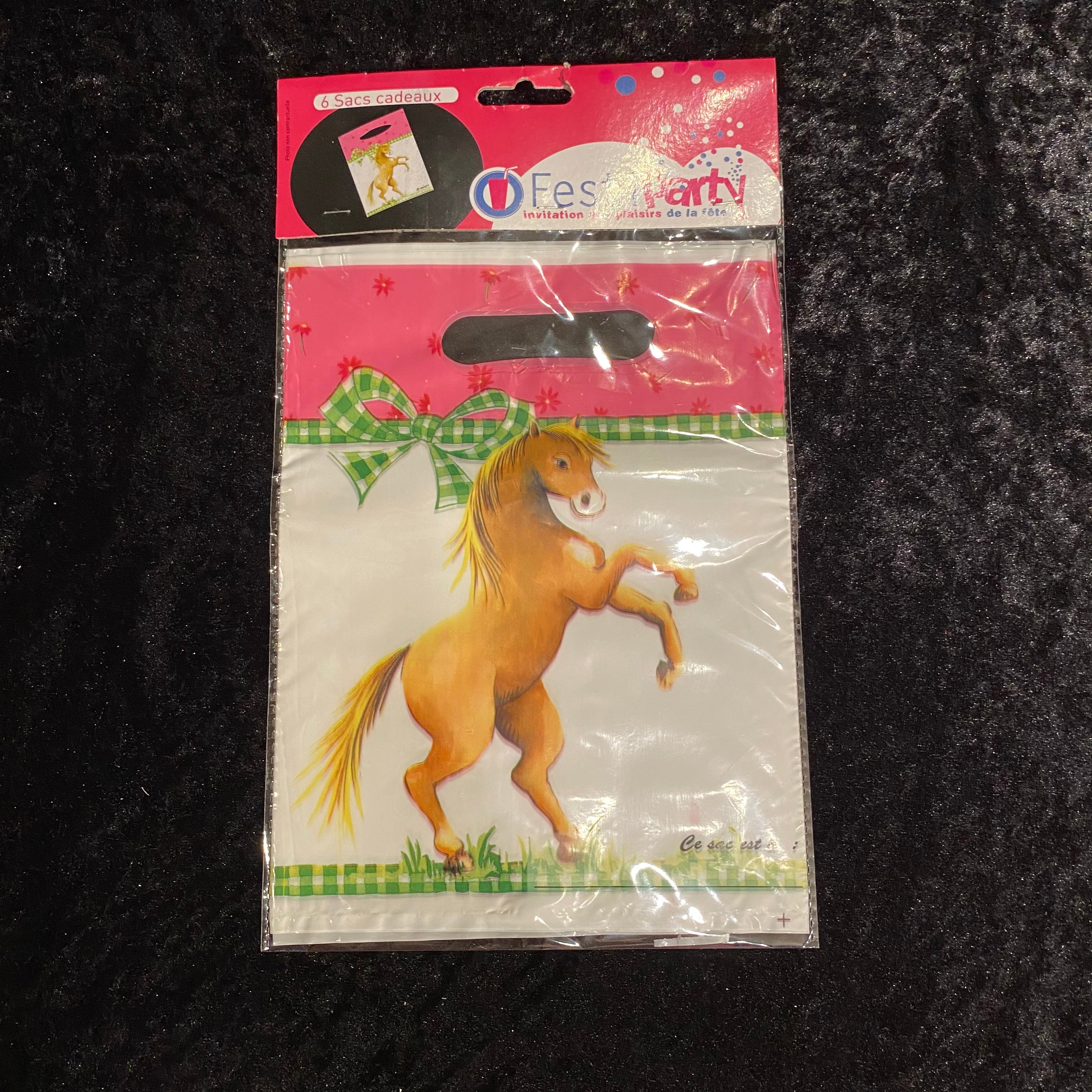 Lot de 6 sachets cadeaux pour anniversaire
