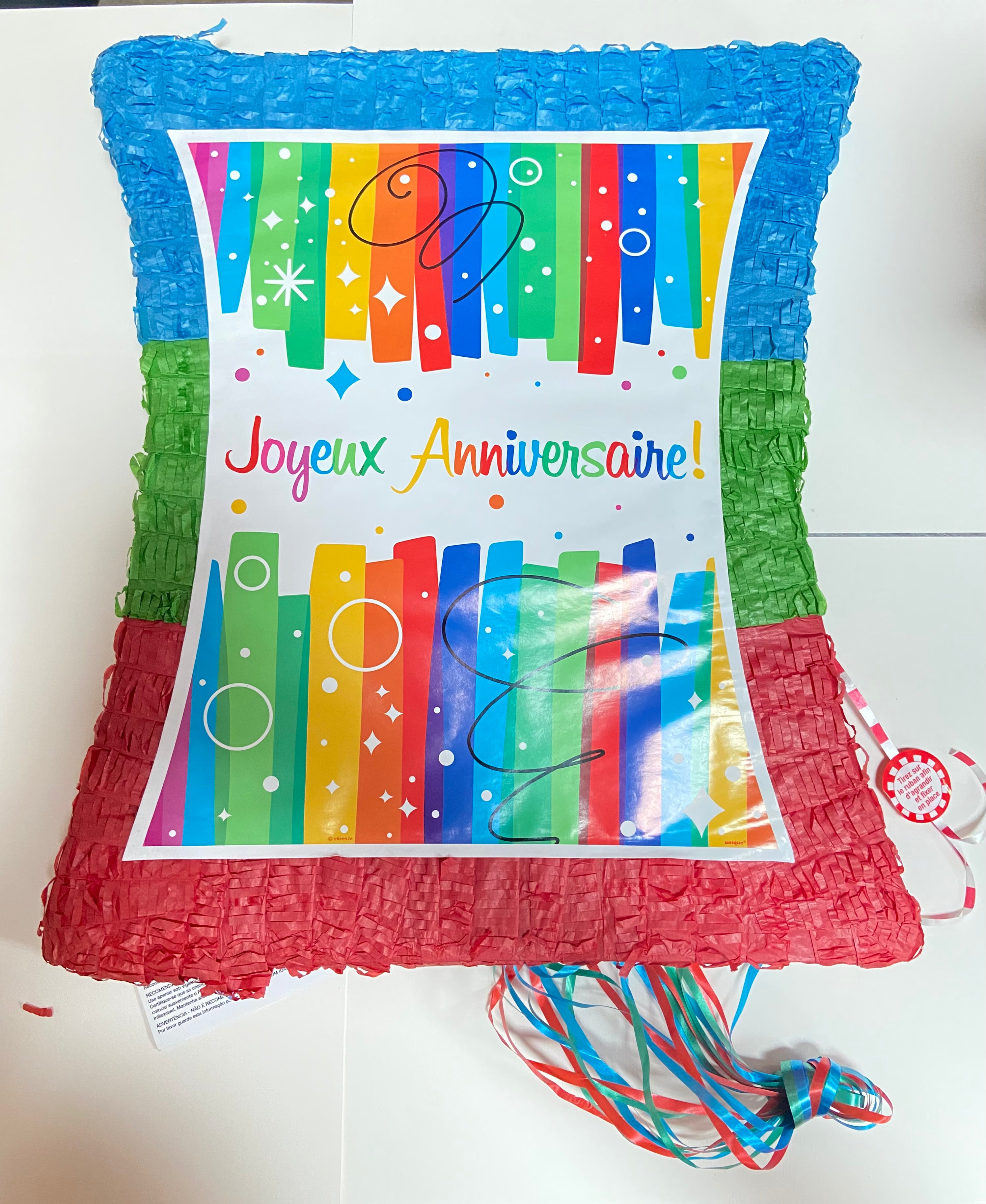 Pinata 45cm joyeux anniversaire
