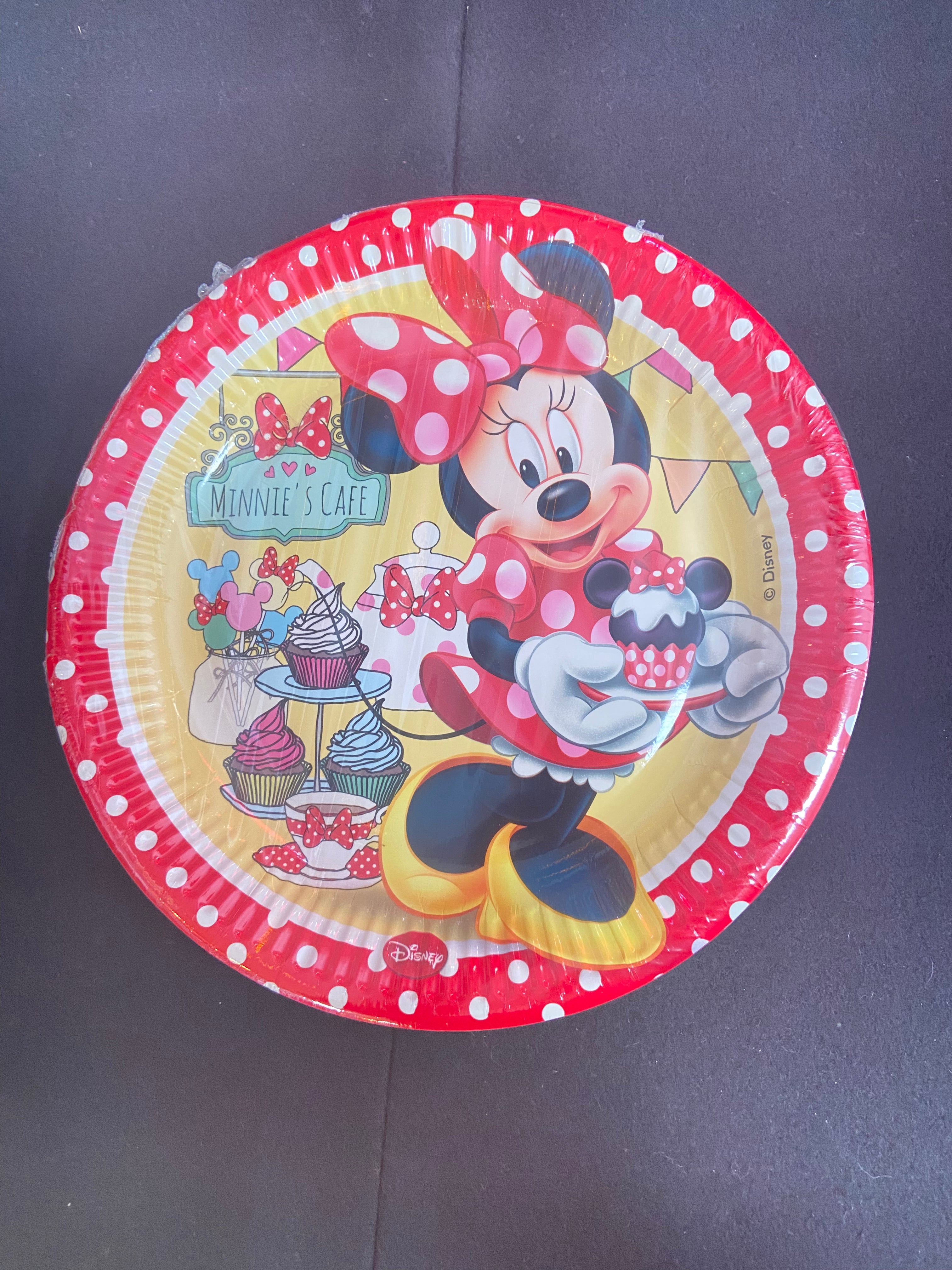 8 assiettes 23cm Minnie's Café